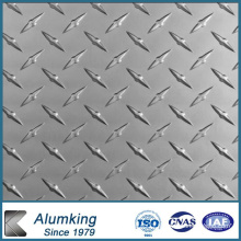 0.6 Mm Bar Height Embossed Aluminium Sheet